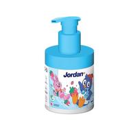 Jordan ® | Kids Toothpaste Pump | Toothpaste on a Pump Dispenser Equivalent to 3 Regular Tubes | Innovative and Convenient Solution Developed for Children | 0-5 Years | Strawberry | 1000ppm | 150 ml