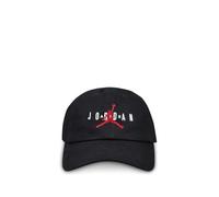 Jordan Little Boys Curve Brim Adjustable Hat, Black(8a0569-023)/Red, 42832