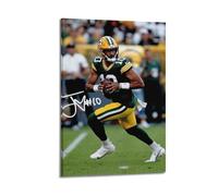Jordan Love Poster American Football World Legend StarWall Art Canvas Poster Music Albums And Movies Decorative Painting for Living Bed Room 12x18inch(30x45cm) Frame-style