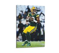 Jordan Love Poster American Football World Legend StarWall Art Canvas Poster Music Albums And Movies Decorative Painting for Living Bed Room 08x12inch(20x30cm) Frame-style