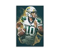 Jordan Love Poster American Football World Legend StarWall Art Canvas Poster Music Albums And Movies Decorative Painting for Living Bed Room 24x36inch(60x90cm) Unframe-style