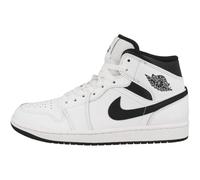 Air Jordan 1 Mid Men's Shoes - White - Leather 9.5