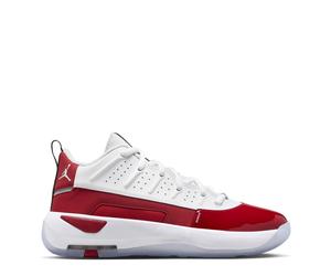 Jordan Mens Air Max Aura 7 Shoes in .White/Red - Size UK 9