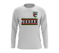 Jordan Men's Mens Core Football Country Long Sleeve T-Shirt in White | Size: Medium Jordan White M