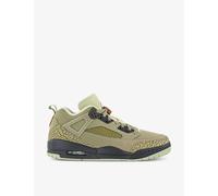 Jordan Mens Neutral Olive Dark Russe Spizike Low Contrast-panel Low-top Leather Trainers Eur 45 / 11 Uk Men