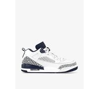 Jordan Mens White Obsidian Pure Plat Spizike Low Colour-blocked Leather Low-top Trainers Eur 45 / 11 Uk Men