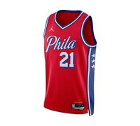 Jordan Nba Philadelphia 76ers Statement Edition Joel Embiid Dri-fit Swingman Jersey Red C658