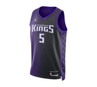 Jordan Nba Sacramento Kings Statement Edition De'aaron Fox Dri-fit Swingman Jersey Purple C504