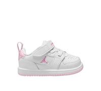 Jordan Nike Baby/Toddler Access Court Low Shoes, White/China Rose-Pink Foam, Size 2.5 Younger White/China Rose-Pink Foam