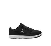 Jordan Nike Mens Access Court Low Shoes, Black/White, Size 7, Men Black/White