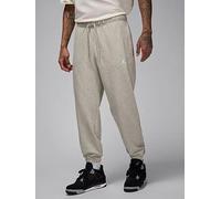 Jordan Nike Mens Dri-FIT Sport Fleece Pants, Grey Heather/White, Size M, Men Grey Heather/White