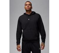 Jordan Nike Mens Dri-FIT Sport Pullover Hoodie, Black/White, Size M, Men Black/White