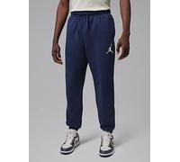 Jordan Nike Mens Jumpman Fleece Pants, Midnight Navy/White, Size L, Men Midnight Navy/White