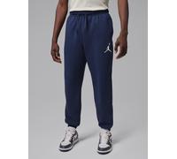 Jordan Nike Mens Jumpman Fleece Pants, Midnight Navy/White, Size S, Men Midnight Navy/White