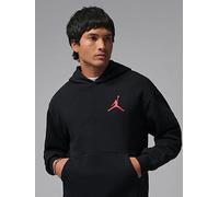 Jordan Nike Mens Jumpman Fleece Pullover Hoodie, Black/Gym Red, Size L, Men Black/Gym Red