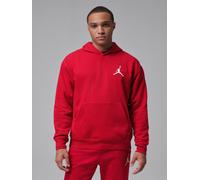 Jordan Nike Mens Jumpman Fleece Pullover Hoodie, Gym Red/White, Size S, Men Gym Red/White