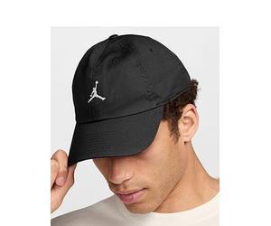 Jordan Nike Unisex Club Unstructured Curved Bill Cap, Black/White, Size M/L, Men Black/White
