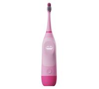 Jordan OOTIE Sonic Kids Toothbrush 3-12 Years | 2 Brush Heads (Gentle & Precision), Pressure Sensor Light, 2 Minute Timer with 30 Seconds Signal, Display with Animations, Rechargeable | Pink