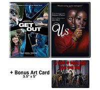 Jordan Peele Nightmare Collection: 2 Movies (Get Out / Us) + Bonus Art Card