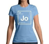 Jordan Periodic Element - Womens Crewneck T-Shirt - Light Blue - XXL