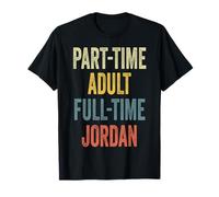 JORDAN Personalized Retro Girls Part-Time JORDAN Name T-Shirt