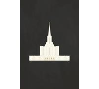 Jordan River Temple Unisex Journal, Chalkboard Pattern