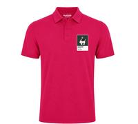 Jordan Spieth Golf Icon Frame Men's Polo Shirt - Hot Pink / 2XL