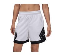 Jordan Sport Women's 10cm (approx.) Diamond Shorts - White - Polyester XL (UK 20-22)