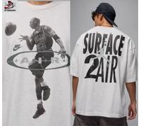Jordan Surface 2Air Men's T-Shirt Light Grey Relaxed Fit Sizes M/L - BNWT