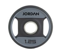 Jordan Urethane Dual Grip Olympic Plate Sets, 140kg set + bar