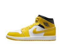 Jordan Womens Air 1 Mid Sneaker, Vivid Sulphur, 5 UK