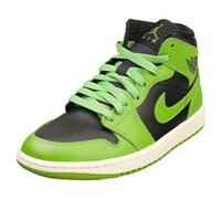 Jordan Womens WMNS Air Jordan 1 MID SE DO6699 200, Black/Altitude Green-sail, 5.5 UK
