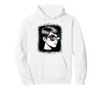 Jordanian Flag Sunglasses Woman National Pride Pullover Hoodie