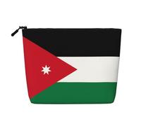 Jordanian flag Women's toiletry and cosmetic bag, unisex toiletry storage bag, personal care storage bag