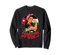 Jordanian Girl Jordan Flag Pride Woman Roots Sweatshirt