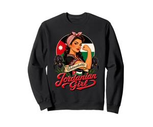 Jordanian Girl Jordan Flag Pride Woman Roots Sweatshirt