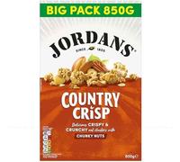 Jordans Country Crisp Chunky Nuts Pack of 1 x 850g | Bigger Pack | Delicious Crispy & Crunchy Oat Clusters with Chunky Nuts