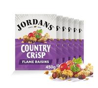 Jordans Country Crisp Flame Raisins | Breakfast Cereal | Vegetarian | 6 PACKS of 450g