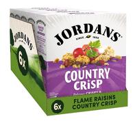 Jordans Country Crisp Flame Raisins | Breakfast Cereal | Vegetarian | 6 PACKS of 500g