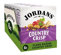 Jordans Country Crisp Flame Raisins | Breakfast Cereal | Vegetarian | 6 PACKS of 450g