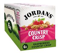 Jordans Country Crisp Raspberry | Breakfast Cereal | Vegetarian | 6 PACKS of 450 g