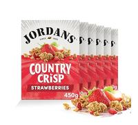 Jordans Country Crisp Strawberry | Breakfast Cereal | Vegetarian | 6 PACKS of 450g