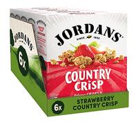 Jordans Country Crisp Strawberry | Breakfast Cereal | Vegetarian | 6 PACKS of 450g