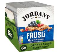 Jordans Frusli Blueberry | Cereal Bars | Vegetarian | 6 PACKS of 6x30g