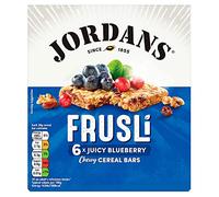 Jordans Frusli Cereal Bars, Blueberry, 6 x 30g