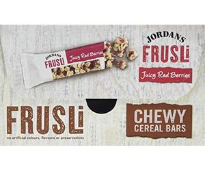 Jordans Frusli Juicy Red Berries 30g (Pack of 24)