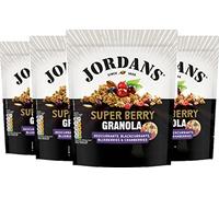 Jordans Granola Super Berry | Breakfast Cereal | High Fibre | 4 PACKS of 550 g