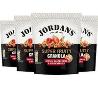 Jordans Granola Super Fruity | Breakfast Cereal | High Fibre | 4 PACKS of 550g