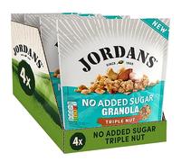 Jordans No Added Sugar Granola - Triple Nut| Breakfast Cereal | High Fibre | 4 PACKS of 425 g