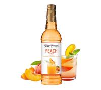 Jordan's Skinny 0 Calories | 0 Sugar | 0 Carbs | Peach Syrups 750mL | Perfect for Cocktails, Protein Shakes, Teas & Lemonades.